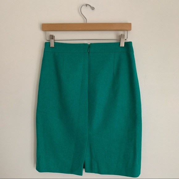 J. Crew Factory Pencil Skirt in Double Serge Wool - Picture 6 of 8